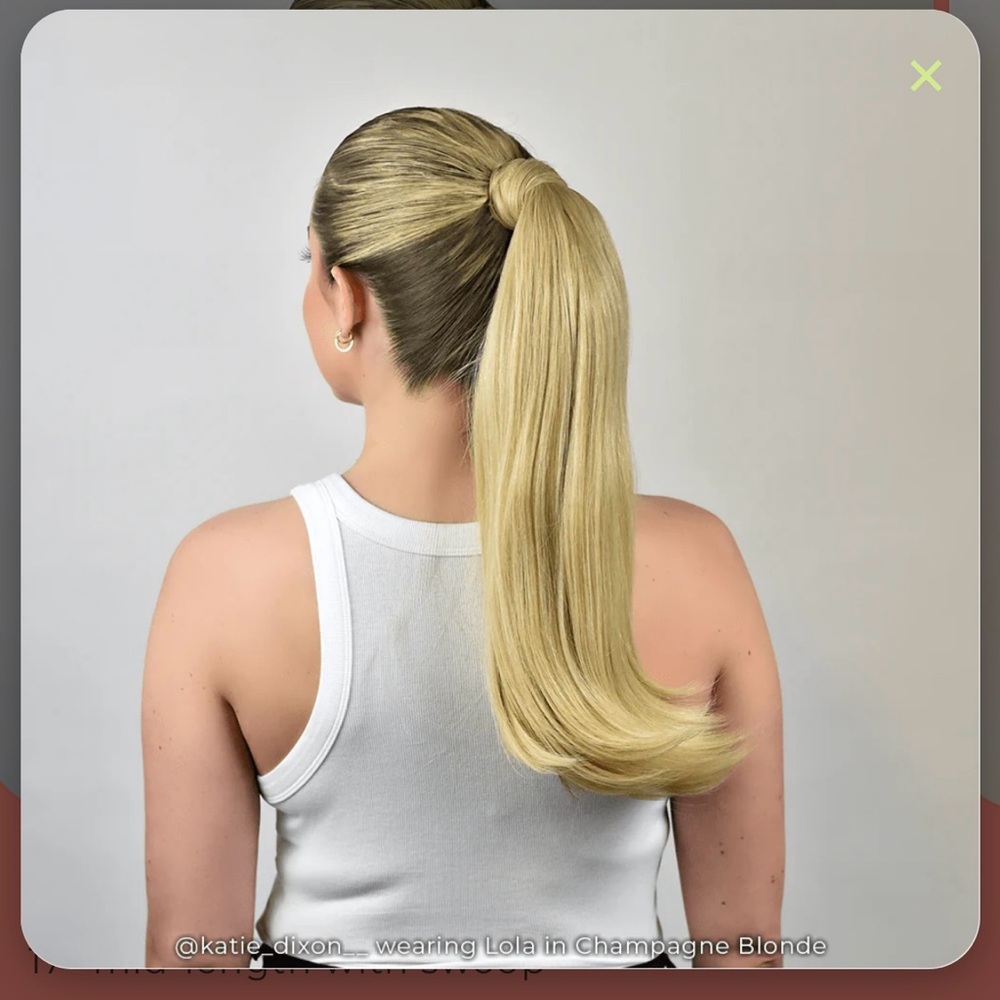 Champagne Blonde Hair Extension